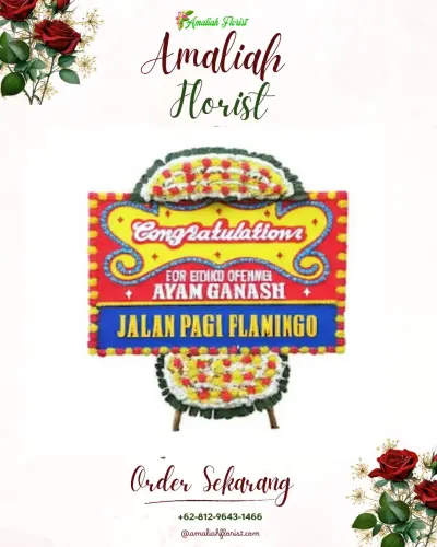 Bunga Papan Congratulation di Pengasih